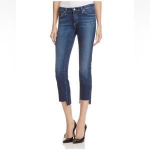 AG-ED Denim Low Rise The Stilt Step-Hem Cigarette Crop Jeans, size 26R Pants y2k
